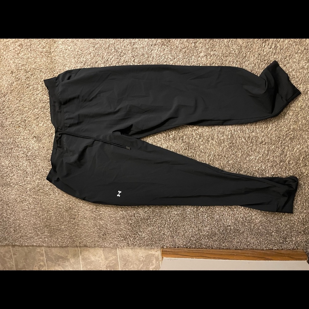 Under Armour womens athletic pants black 2XL